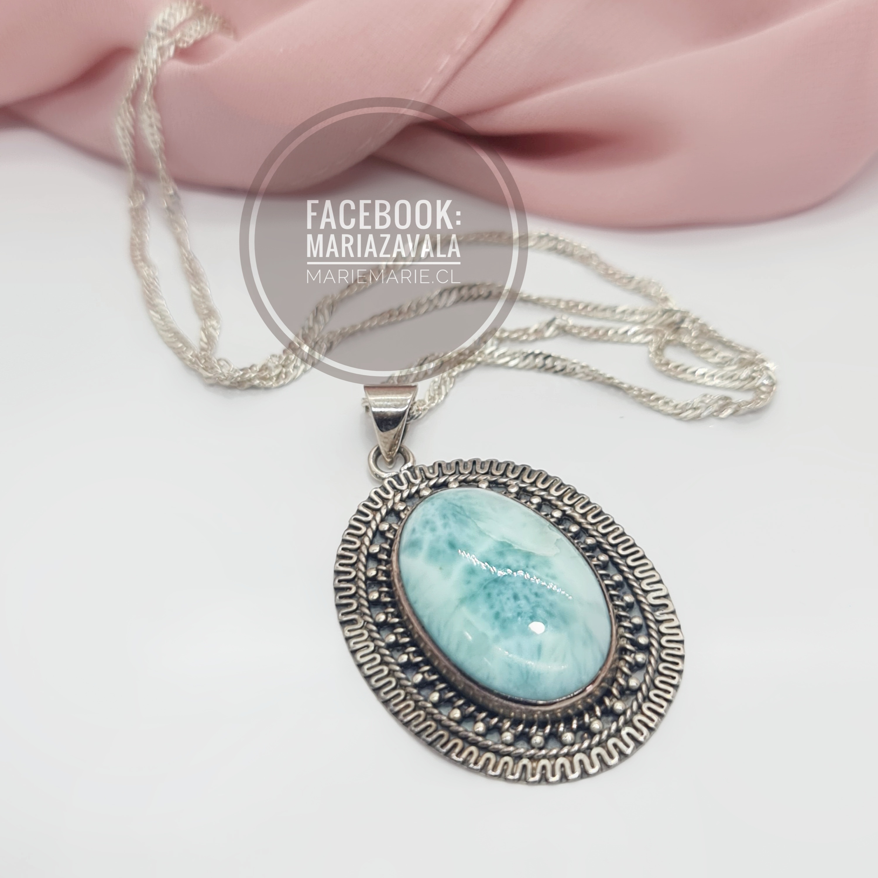 Collar Piedra Larimar
