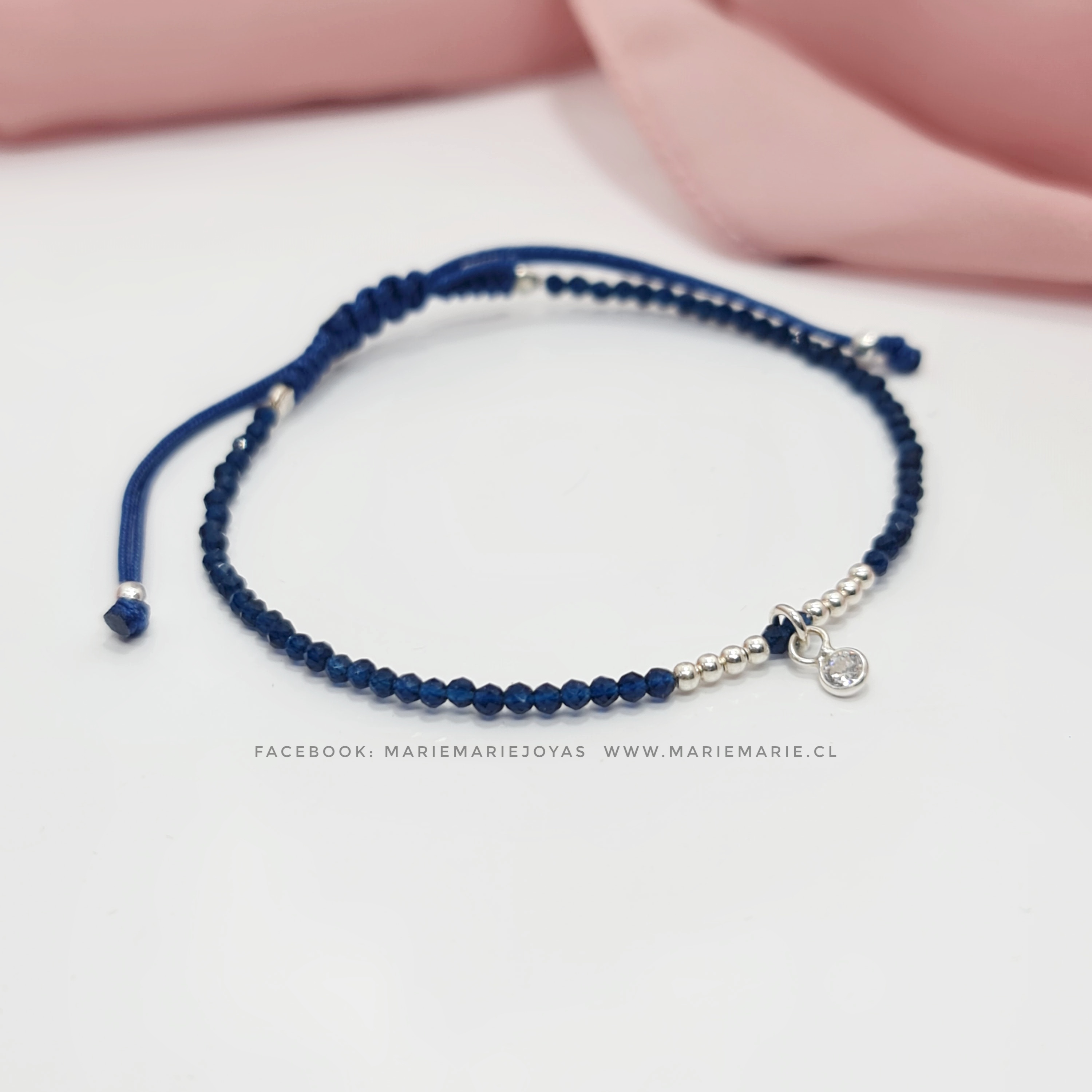 Pulsera Ágata Dark Blue