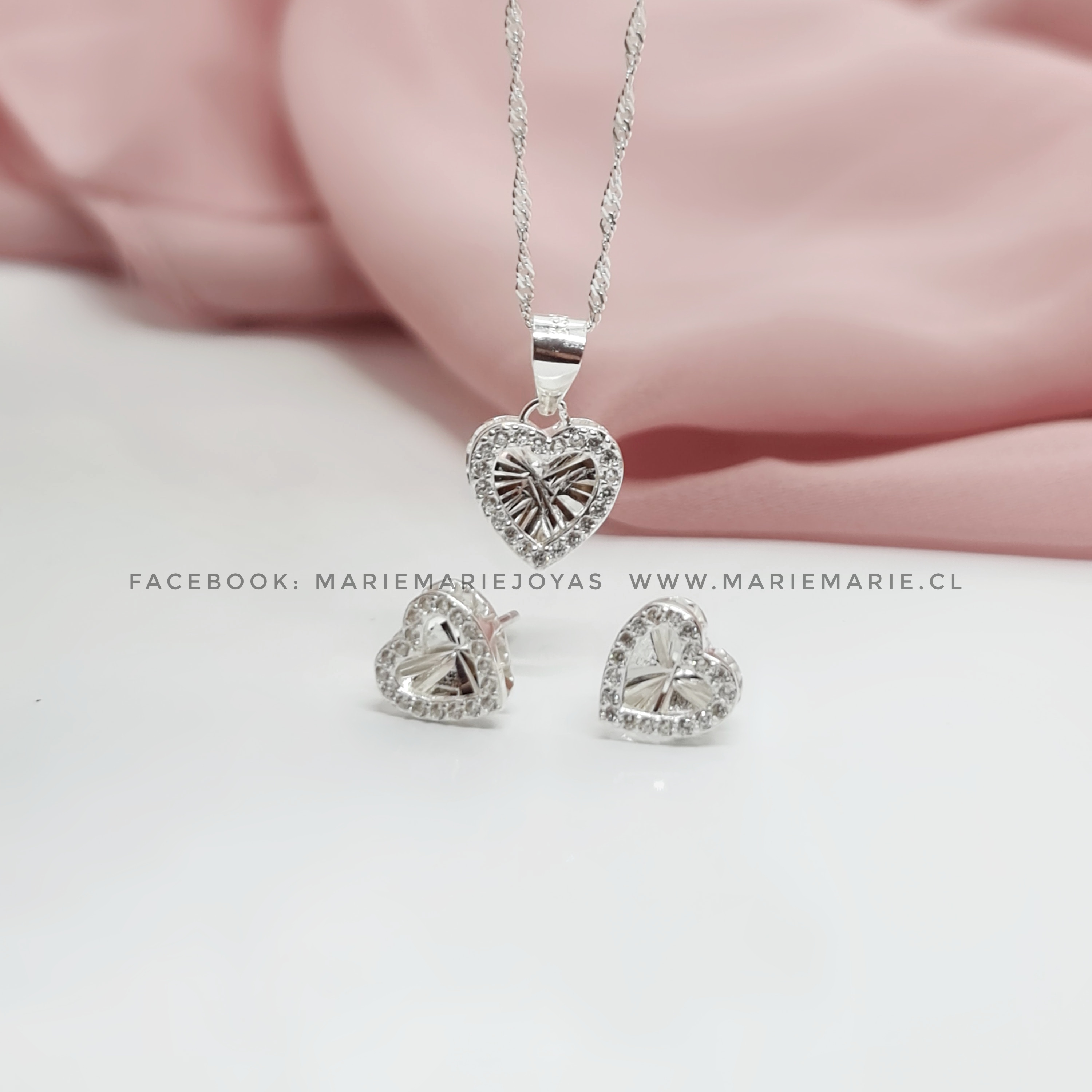 Conjunto Corazon Microcircones