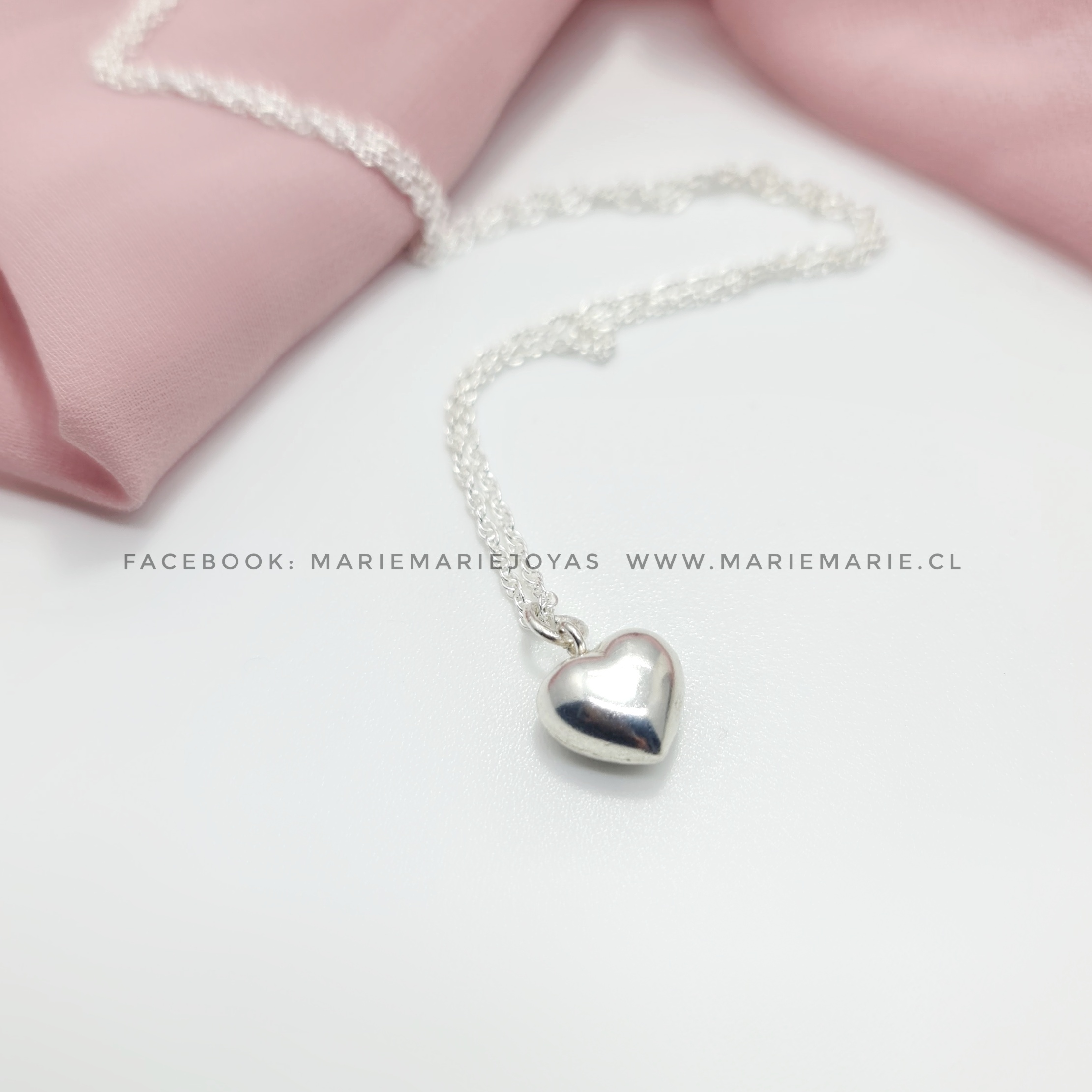Collar Corazon Inflado