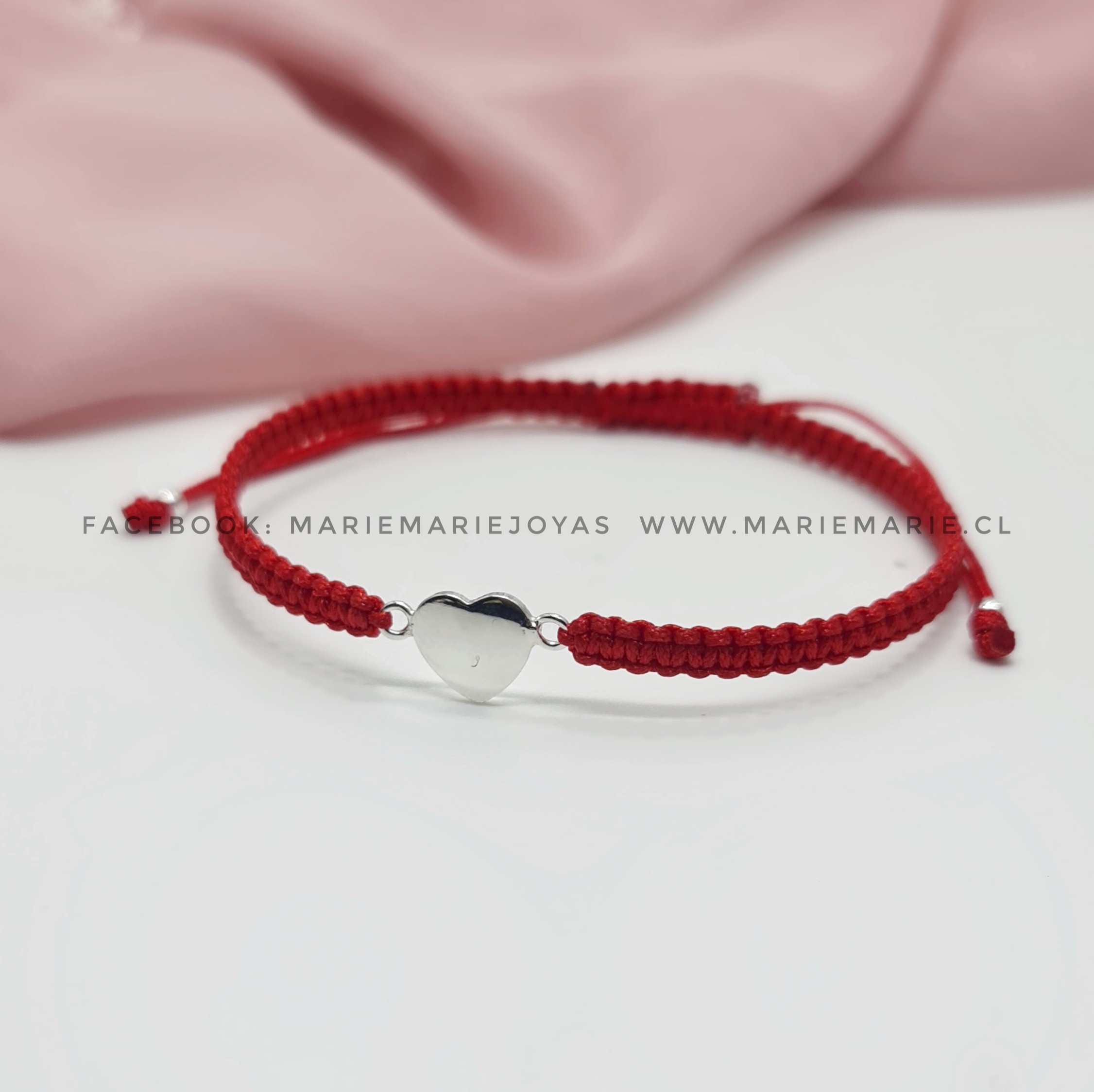 Pulsera Roja Corazon