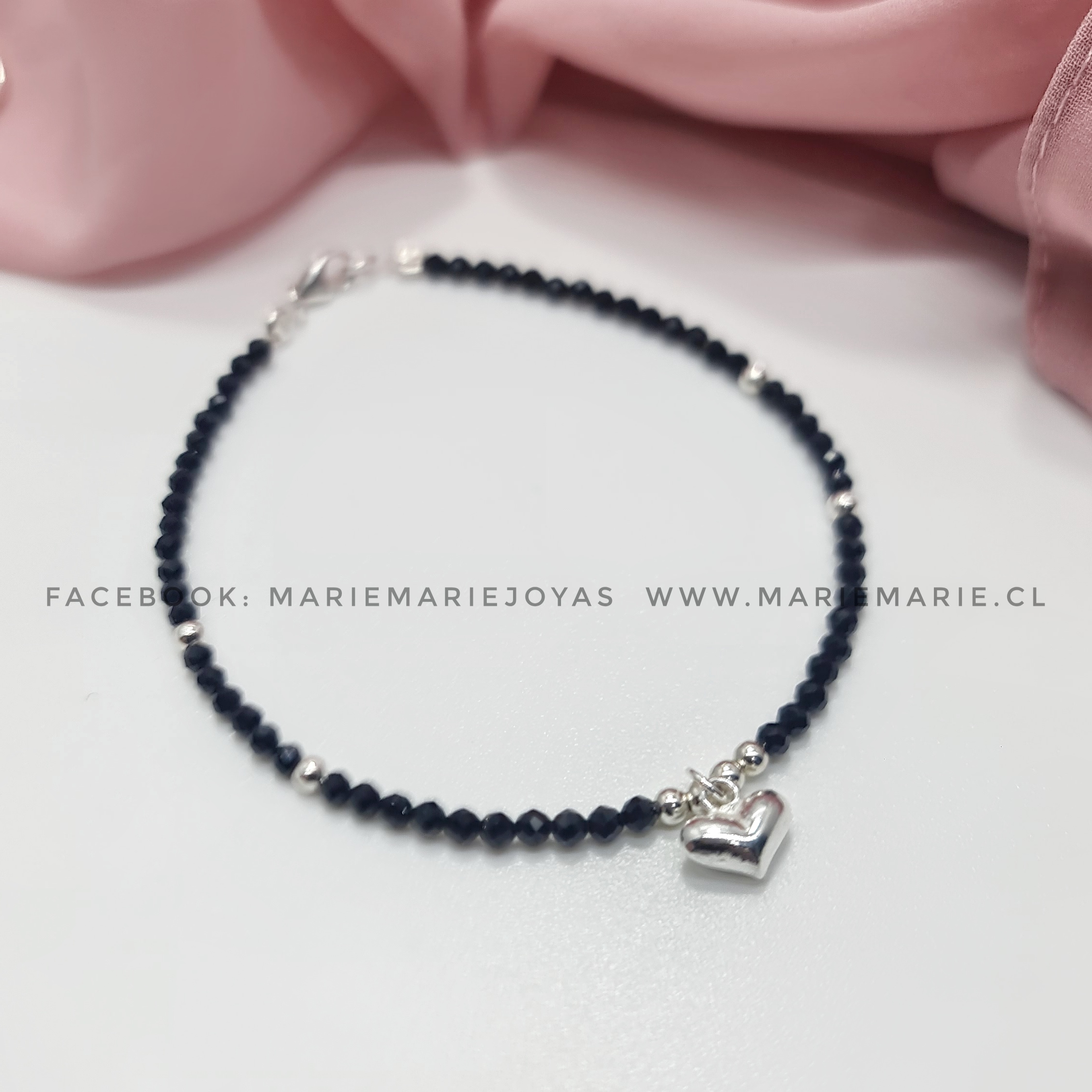 Pulsera Onix Corazon
