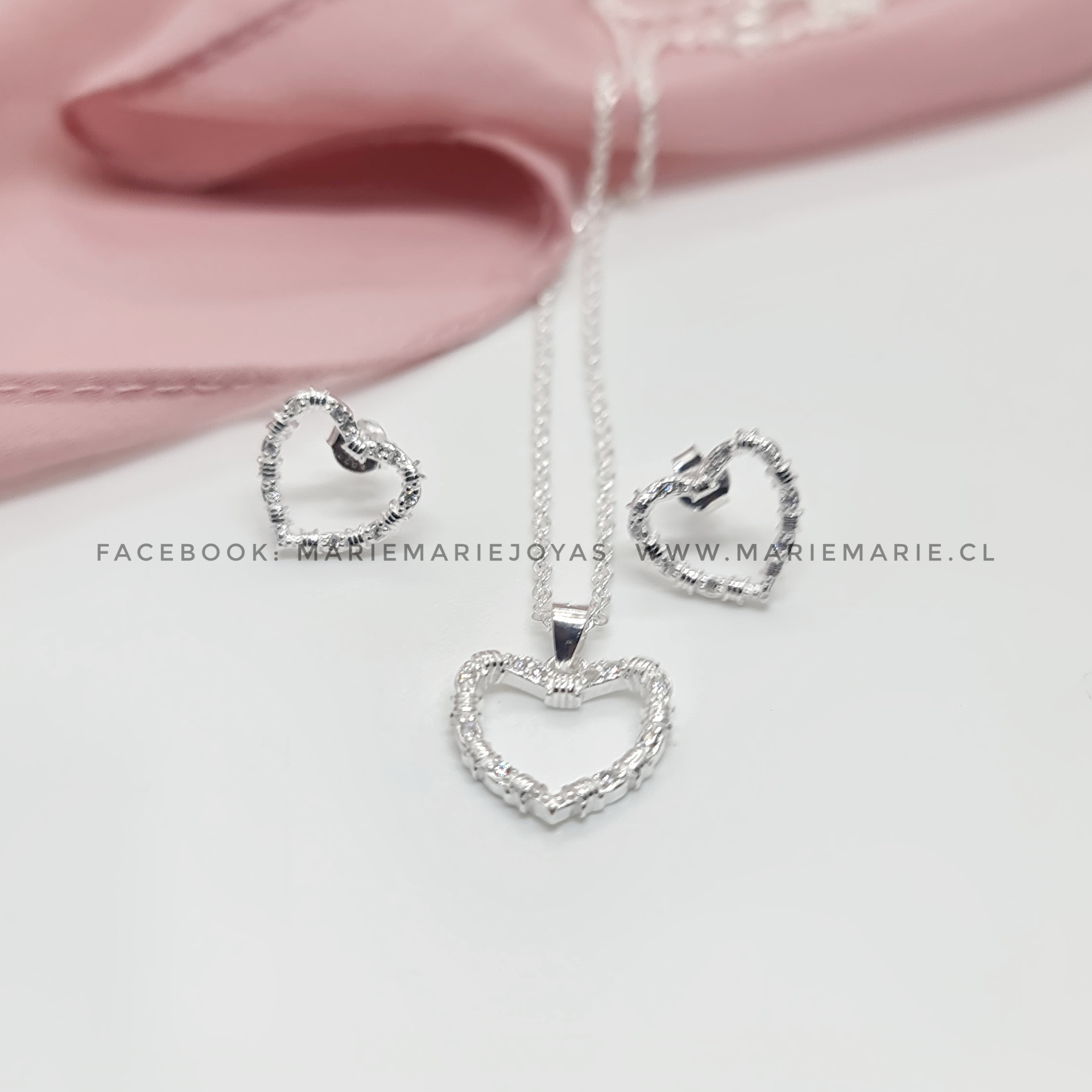 Conjunto Corazon Microcircones