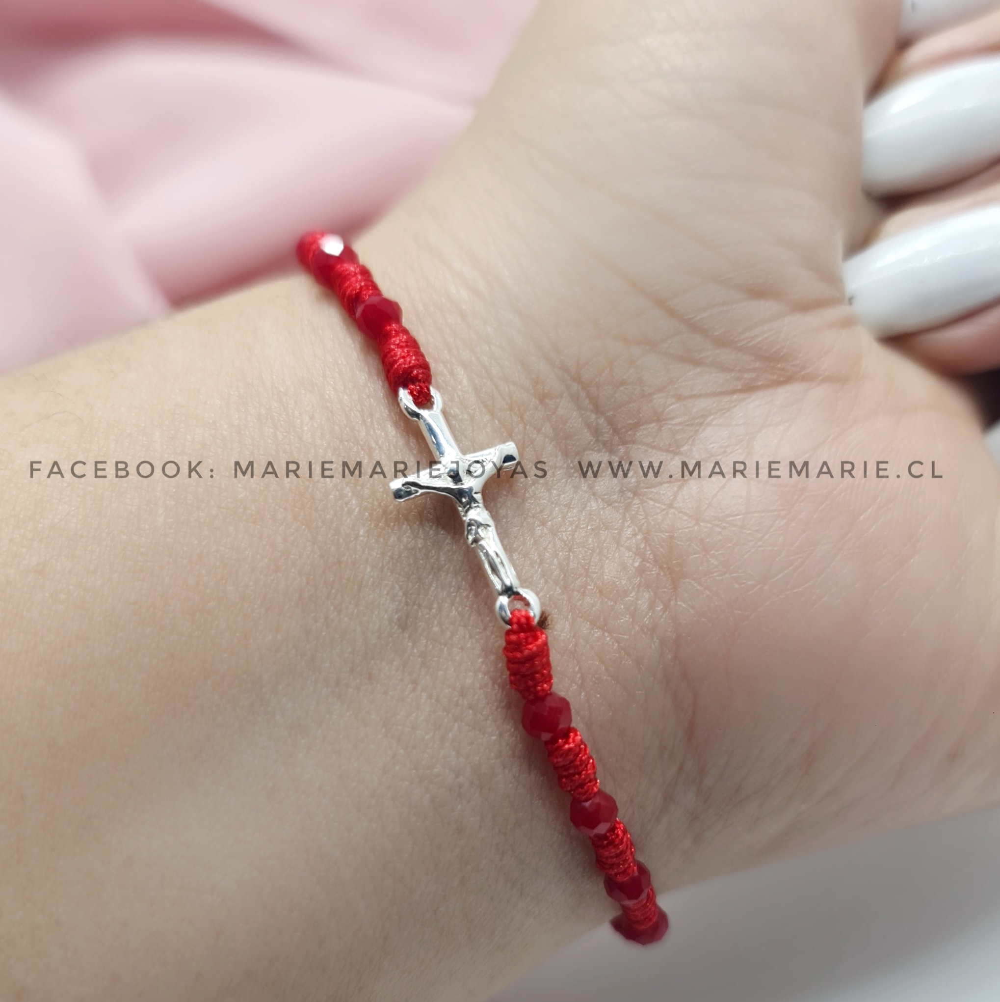 Pulsera Roja Cruz
