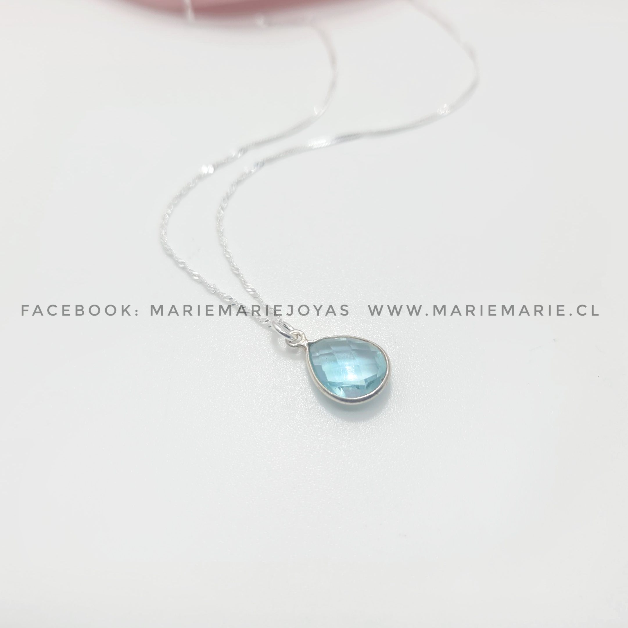 Collar Topacio Azul