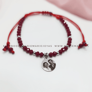 Pulsera Cristales Rojos