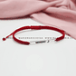 Pulsera Roja Placa - Miniatura 2