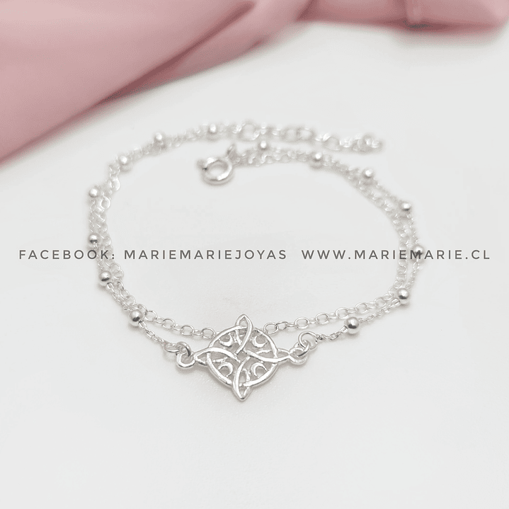 Pulsera Doble Nudo de Bruja  1