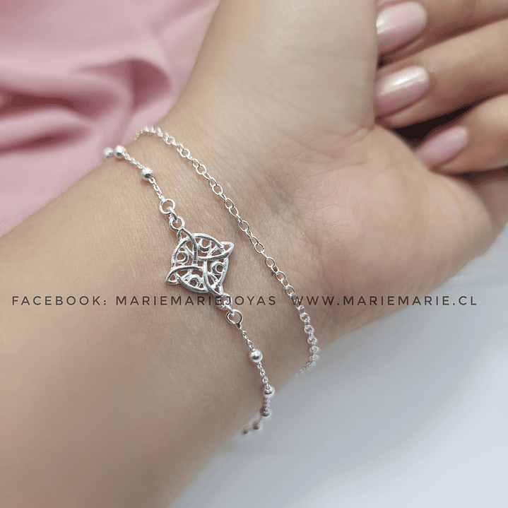 Pulsera Doble Nudo de Bruja  2