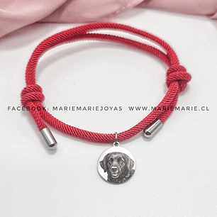 Pulsera Fotodibujo Plateada