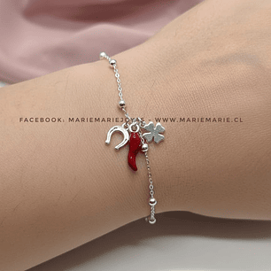 Pulsera Triple Amuleto 