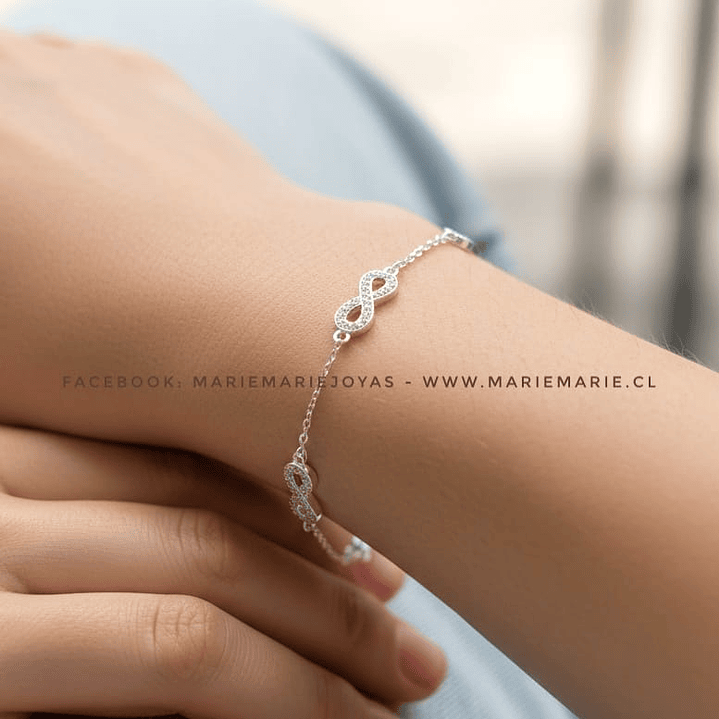 Pulsera Infinitos Microcircones  1