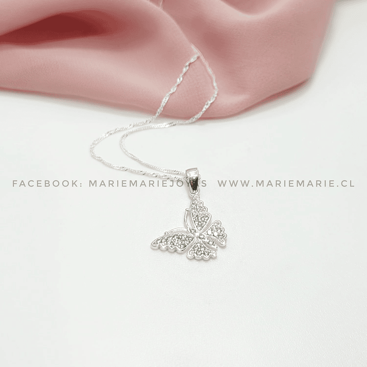 Collar Mariposa Microcircon 1