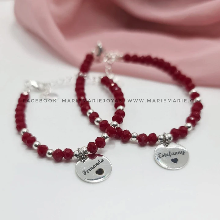 Pulsera Negra Mensajito 1