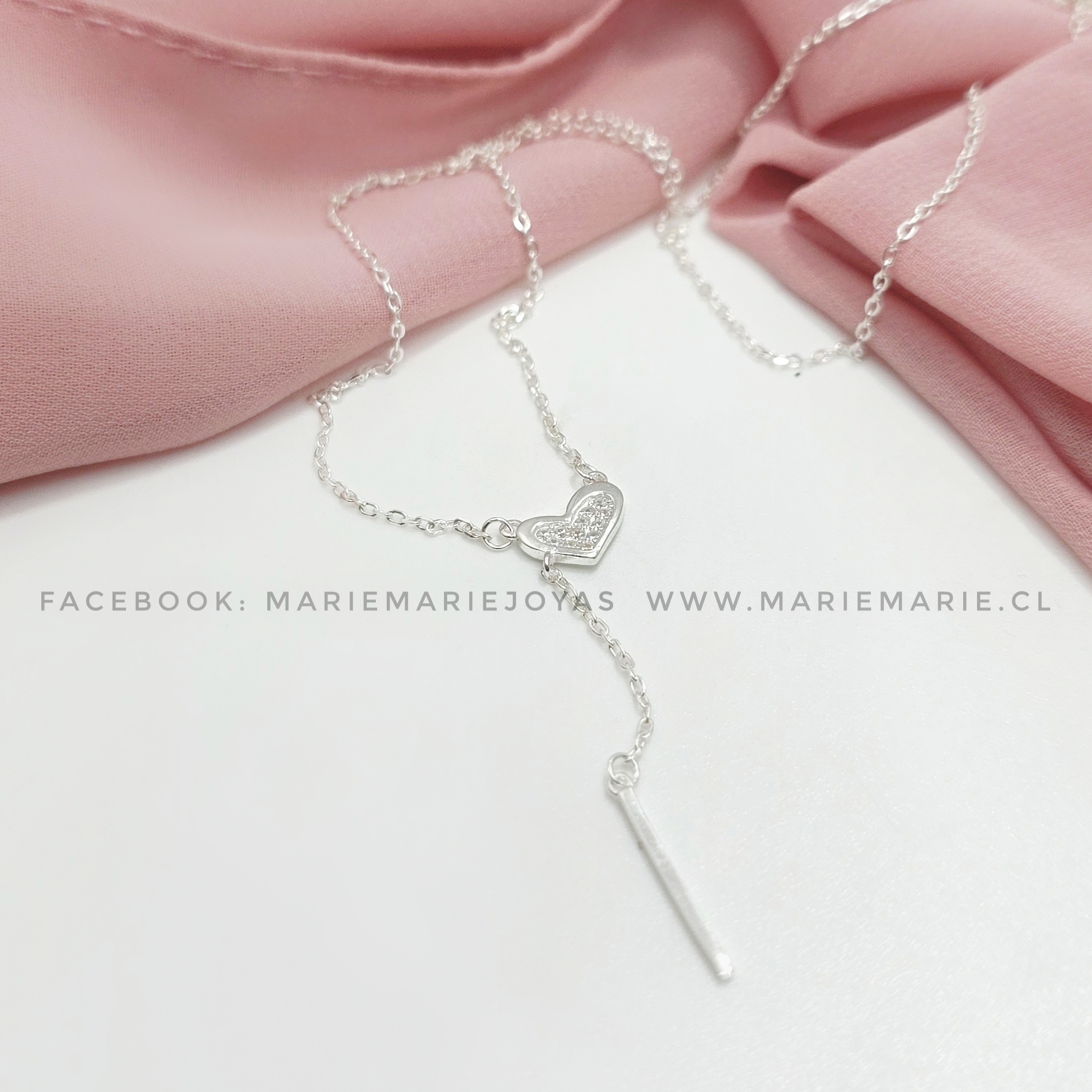 Collar Corazón Largo