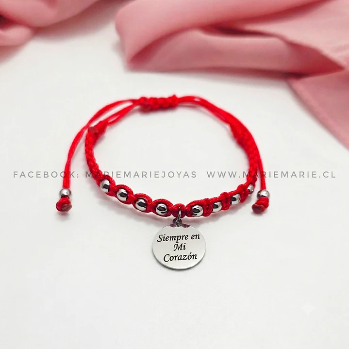Pulsera Fotograbado Esferas 2