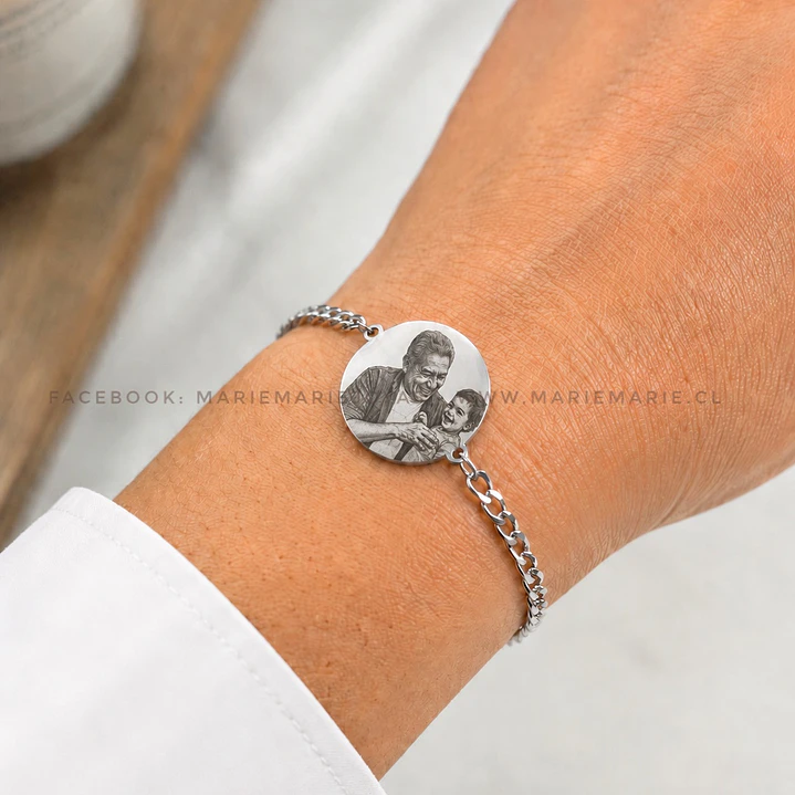 Pulsera fotograbado Unisex 1