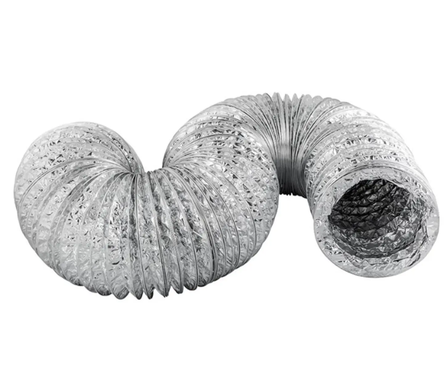 ducto Aluminio Flexible 102mm x 2mt - Grow Genetics 1