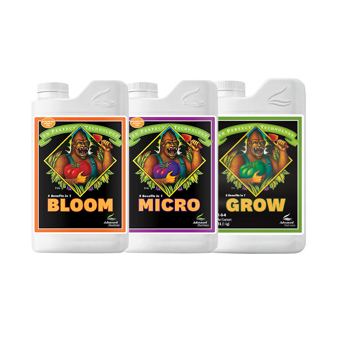 Ph Perfect Grow+micro+bloom 1lt Advanced Nutrients 1
