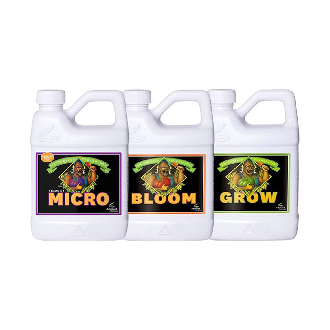 Tripack Ph Perfect Grow+micro+bloom 500ml Advanced Nutrients 1