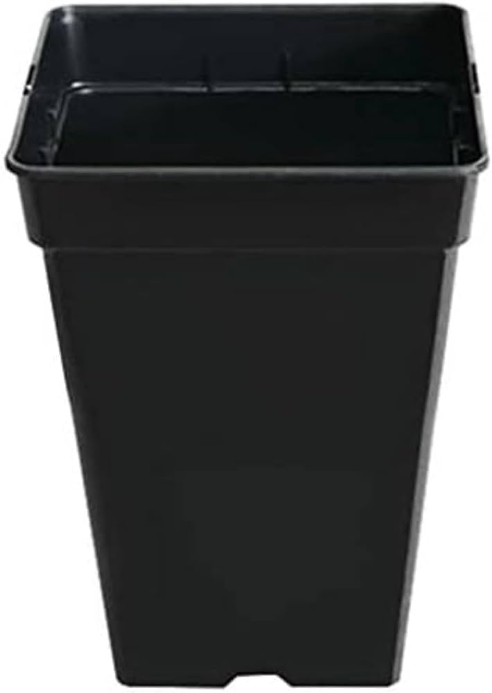 Lote De 20 Macetas Negras De 3.5L (16x16x20 Cm) – Ideales Para Vivero Y Semillero