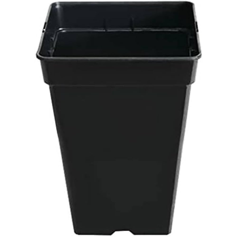 Maceta Cuadrada Negra 3L (15x15x20 cm)  1