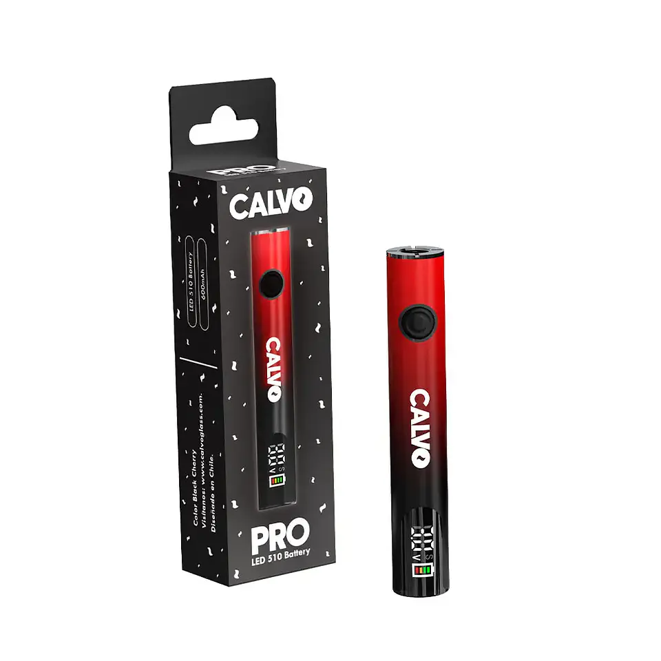 BATERIA 510 LED RED BLACK CALVO GLASS 1