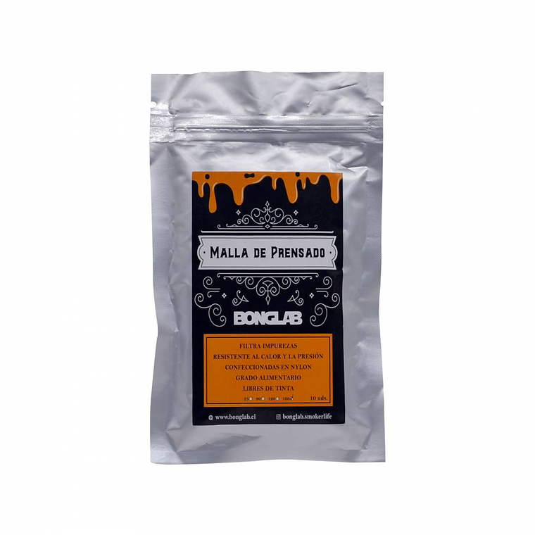 MALLA DE ROSIN 160 MICRAS-BONGLAB 1
