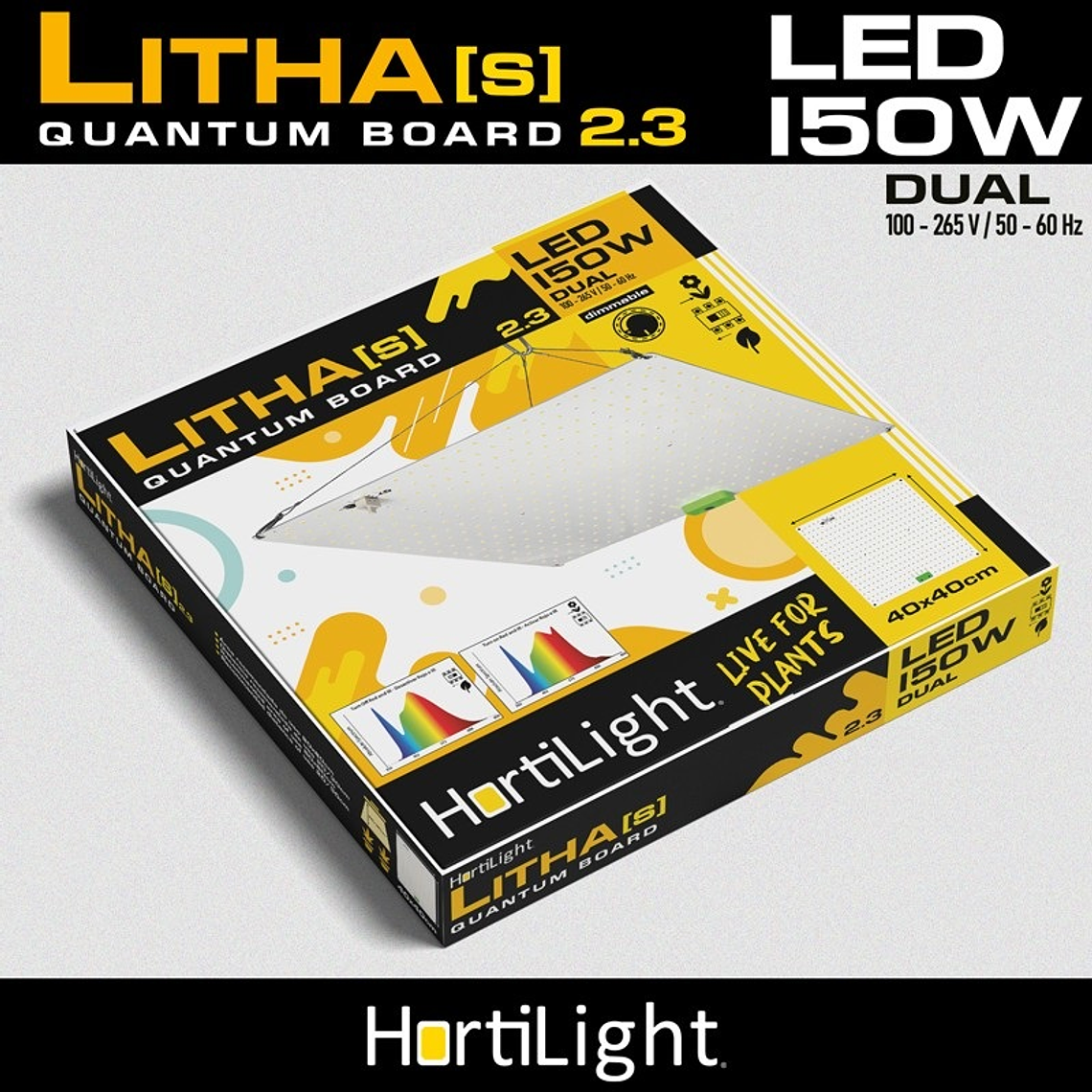 panel led Quantum Board Litha S 150W   Hortilight 4