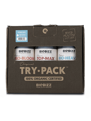 Try Pack Hydro de BioBizz 