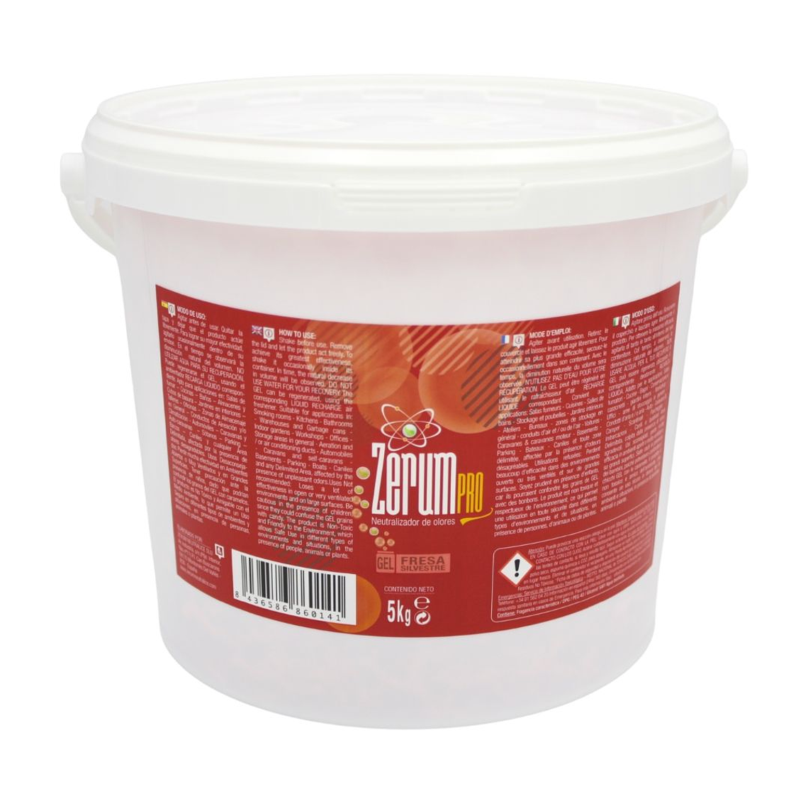 Neutralizador de Olores en gel Fresa Silvestre 3.3KG ZerumPro 1