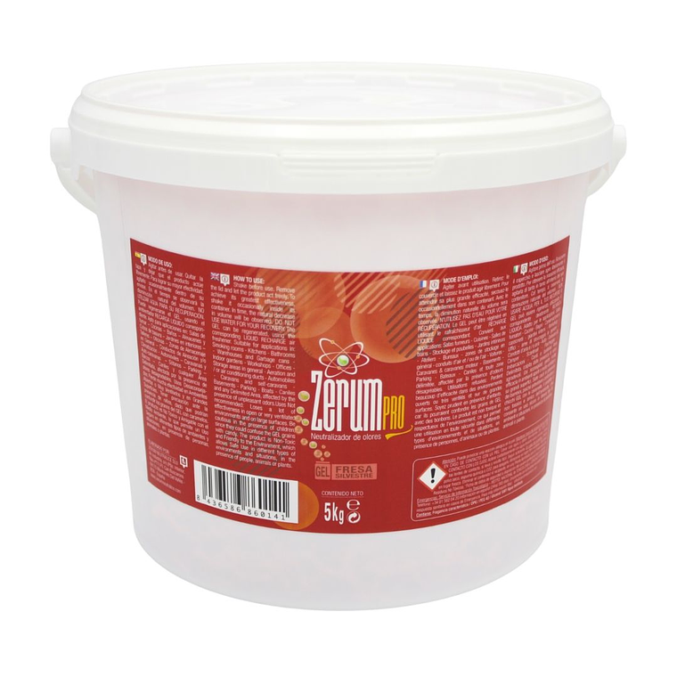 Neutralizador de Olores en gel Fresa Silvestre 3.3KG ZerumPro 1