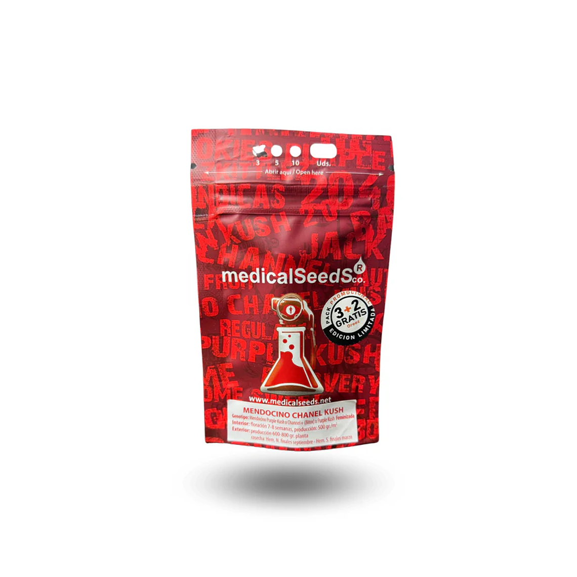 Mendocino Chanel Kush 3+2Uds Medical seeds 1