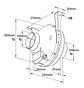 EXTRACTOR VK 125mm  (355 M3/H) CORNWALL ELECTRONICS  - Miniatura 3