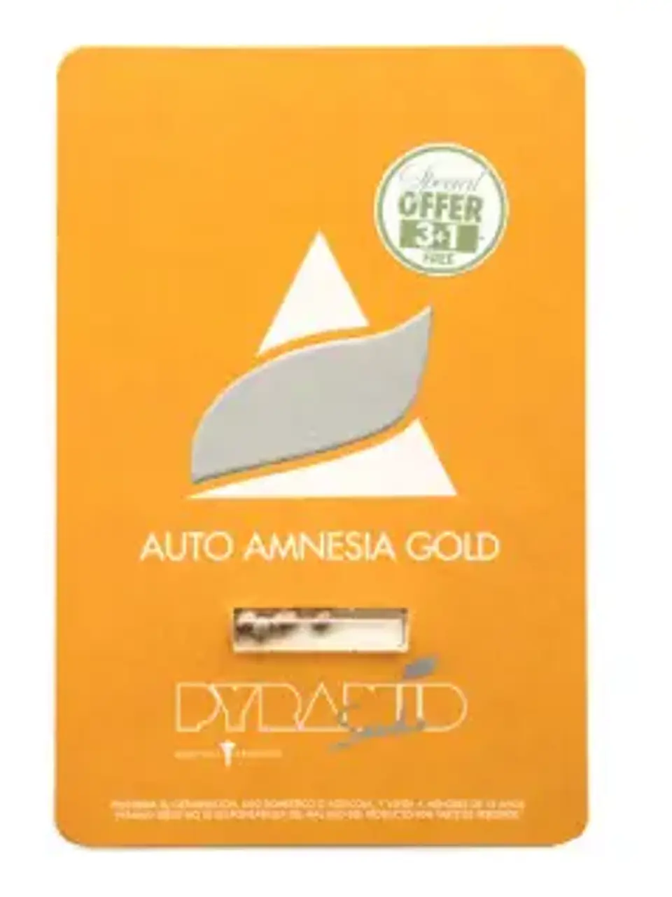 AUTO AMNESIA GOLD 3+1UDS PYRAMID SEEDS 1