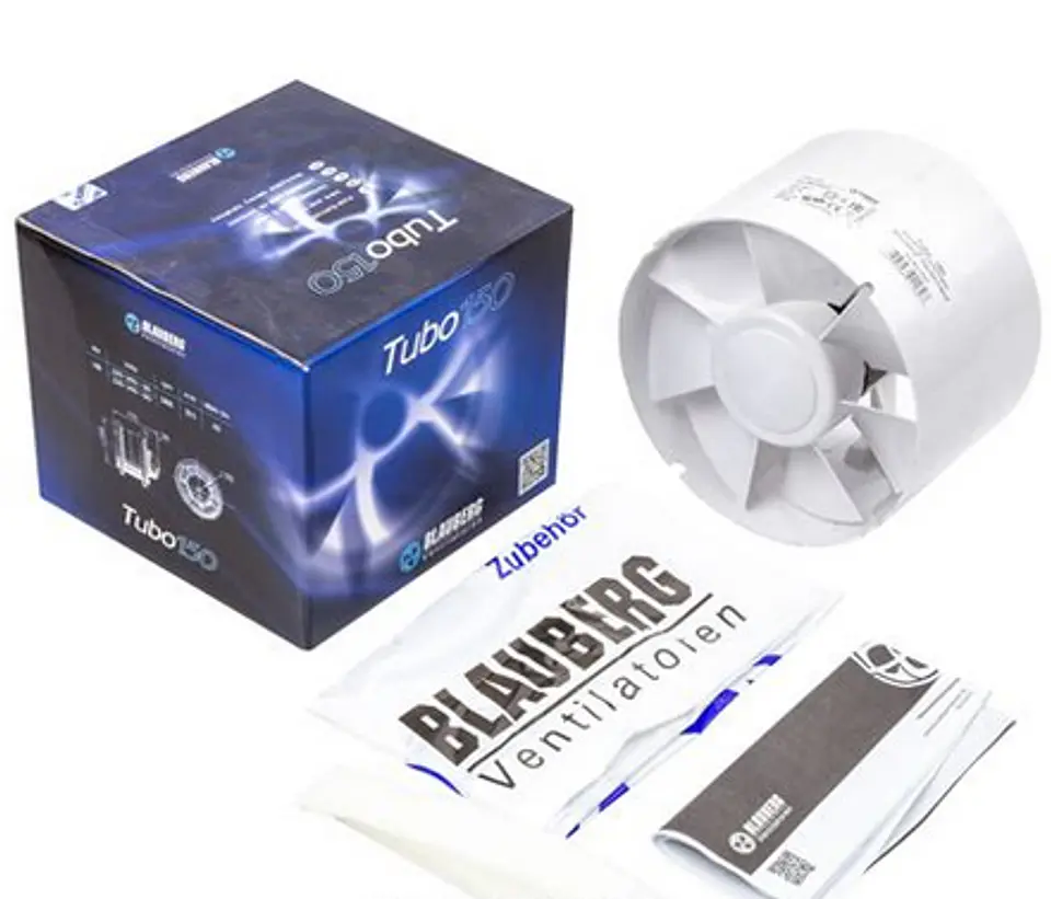 Extractor en Línea 150mm Blauberg | Ventilación para indoor 4