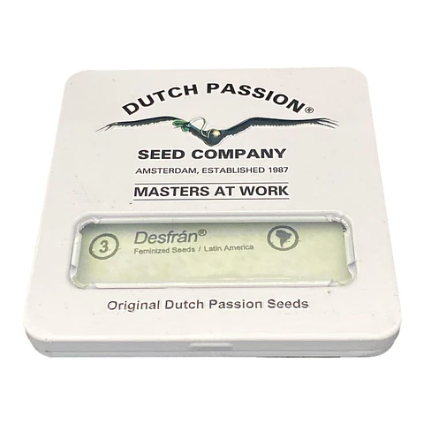 Desfrán Dutch Passion 3uds | Semilla Sativa Pura Ganadora de Premios