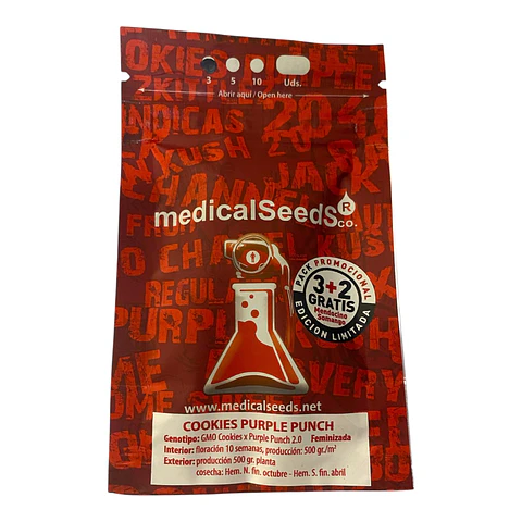 Cookies Purple Punch 3+2uds Medical Seeds