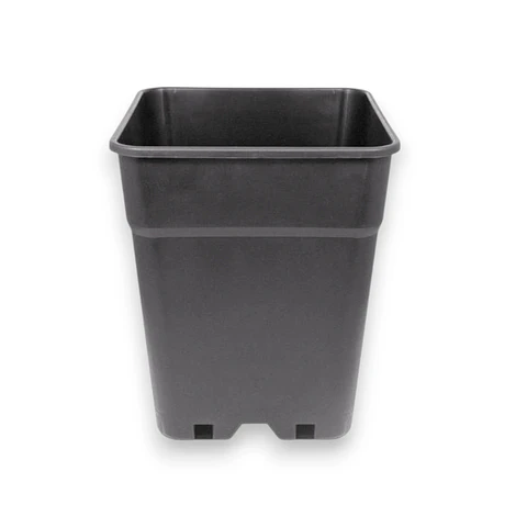 maceta 5 litros cuadrada negra