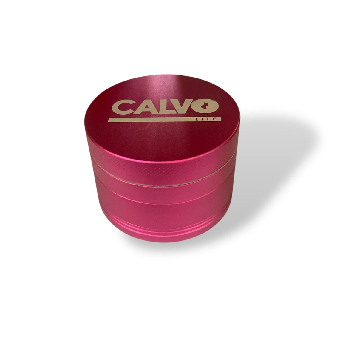 Calvo Glass Moledor Lite Pink 63 mm – Grinder de aluminio ligero 1