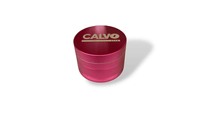 Calvo Glass Moledor Lite Pink 63 mm – Grinder de aluminio ligero
