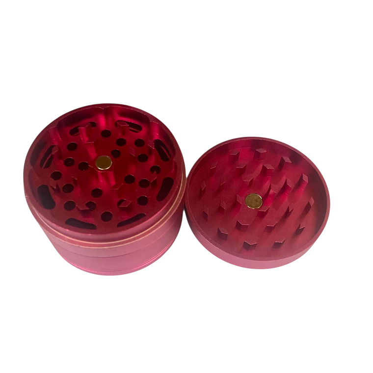 Calvo Glass Moledor Lite Pink 63 mm – Grinder de aluminio ligero 2