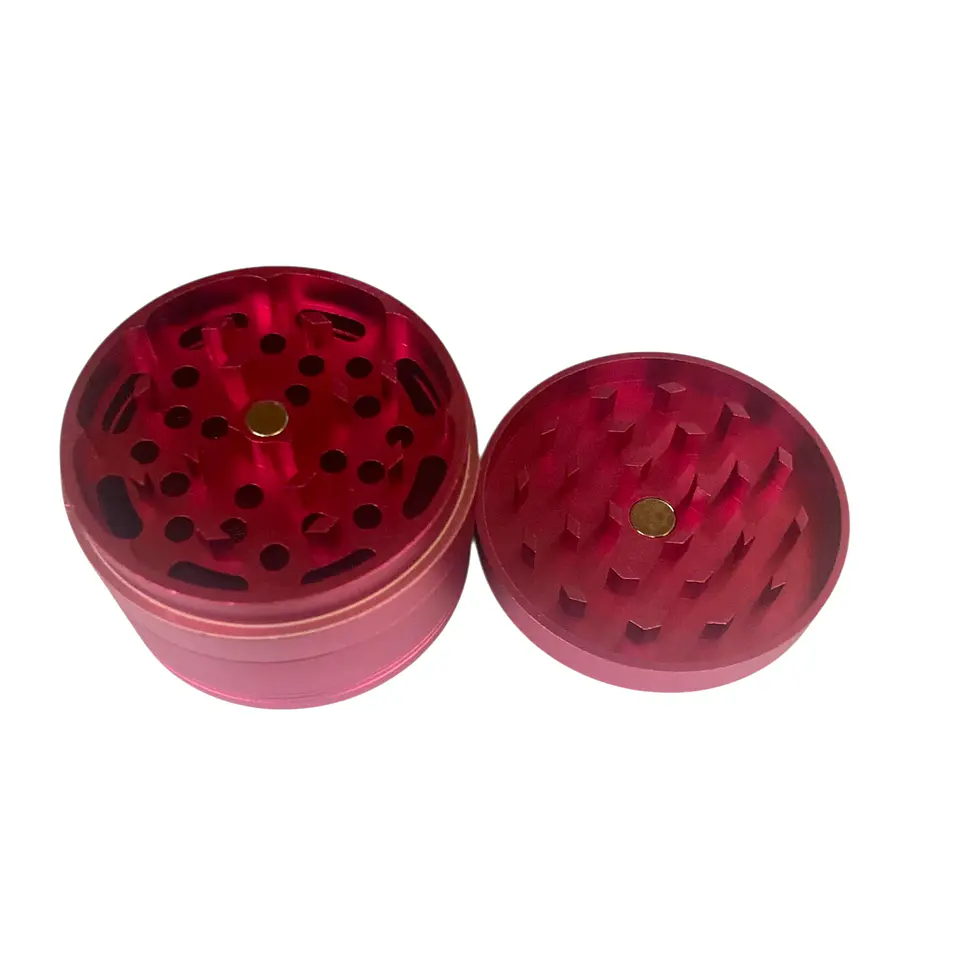 Calvo Glass Moledor Lite Pink 63 mm – Grinder de aluminio ligero 2