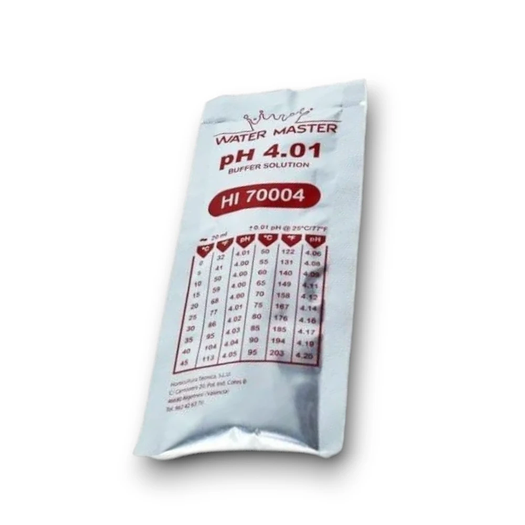 LIQUIDO CALIBRACION PH 4.01 20ML WATER MASTER 1