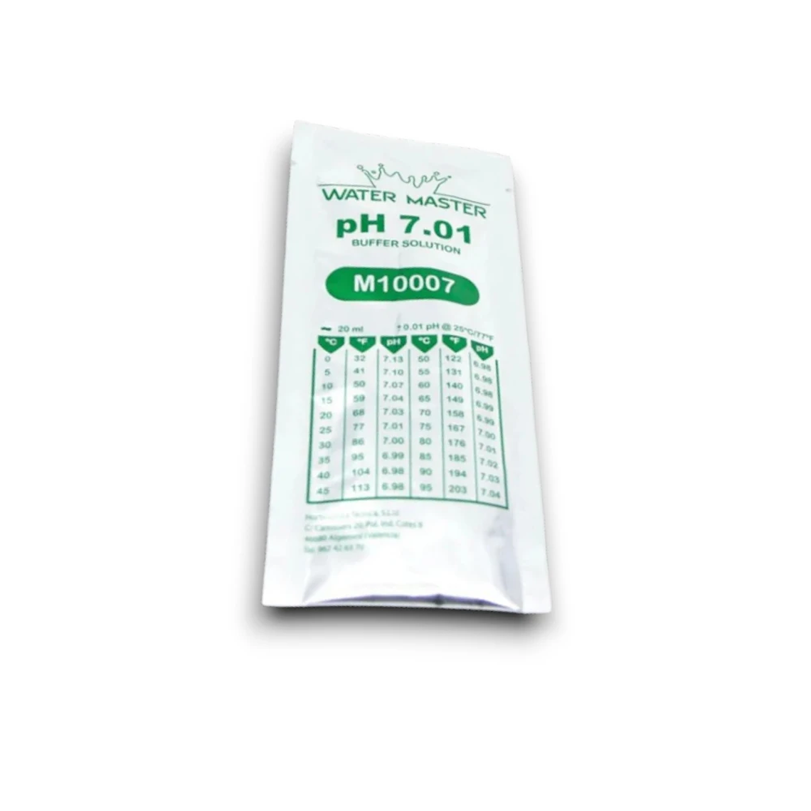 LIQUIDO CALIBRACION PH 7.01 20ML WATER MASTER 1