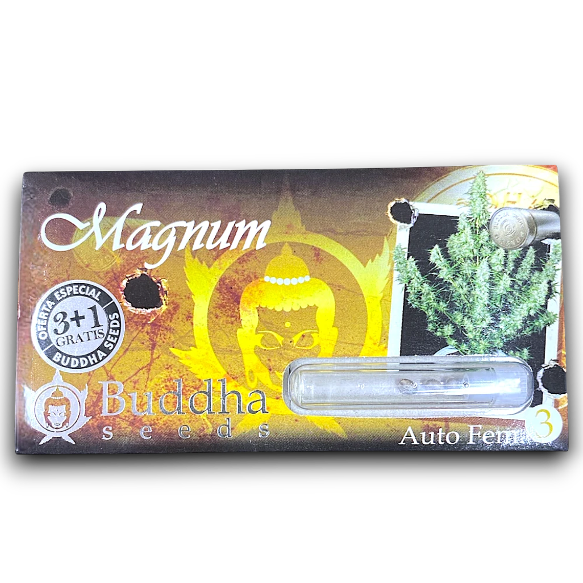  Magnum Auto 3+1uds Buddha Seeds  1