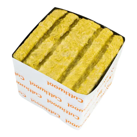 Caja Bloques de Lana de Roca Cultiwool 15x15x14,2cm | 48 Uds para Hidroponía