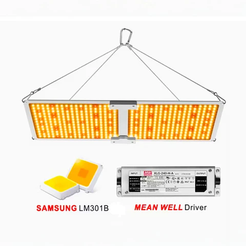 Panel LED Quantum Board 240W - Samsung LM301B + Mean Well 