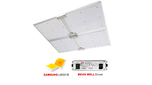 Panel LED 450W indoor  Quantum Board | Samsung LM301B - Mean Well - Full Spectrum UV/IR