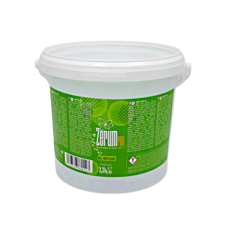 Zerum Pro Gel Mentolado 3.3 Kg | Neutralizador de Olores Profesional 1